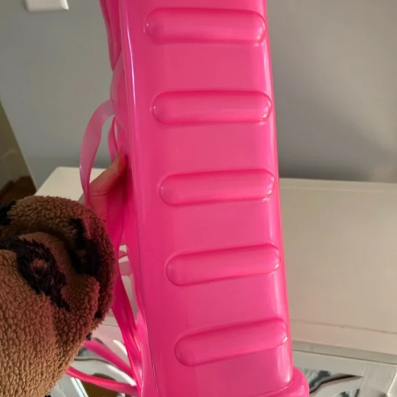 NWT Telfar x Melissa medium shopper pink NWT - Picture 3 of 6